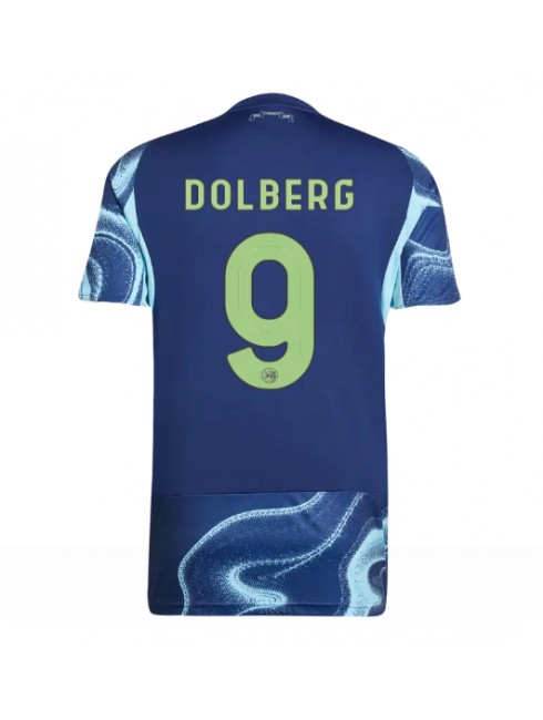 Ajax Kasper Dolberg #9 Auswärtstrikot 2025-26 Kurzarm Ajax Kasper Dolberg #9 Auswärtstrikot 2025-26 Kurzarm